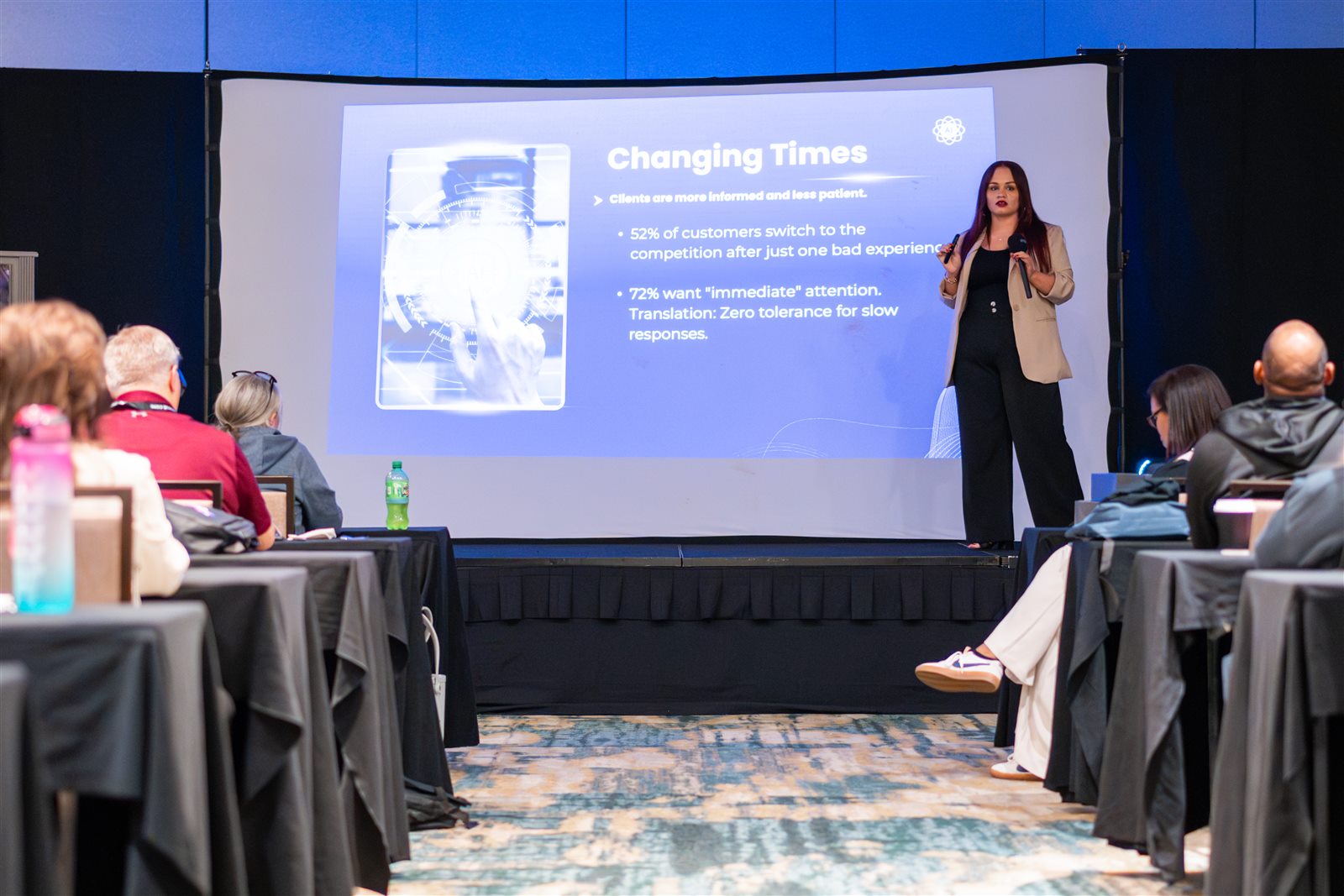 A tax professional leading a TSG ProAdvisor educational session